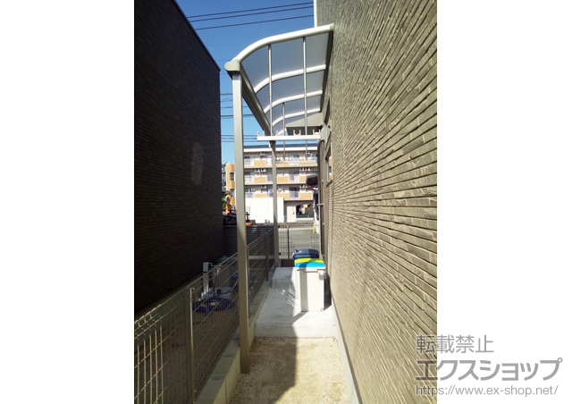 福岡県筑紫野市ののテラス屋根 プレシオステラスR型 テラスタイプ 単体 積雪〜20cm 施工例