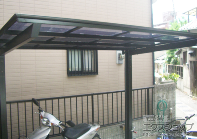 兵庫県伊丹市ののサイクルポート・駐輪場 アーキフィット ミニ 積雪〜20ｃｍ対応 施工例