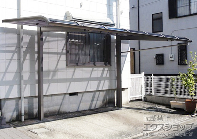 神奈川県相模原市南区のLIXIL リクシル（トステム）のカーポート レガーナポートシグマIII 積雪〜20cm対応 施工例