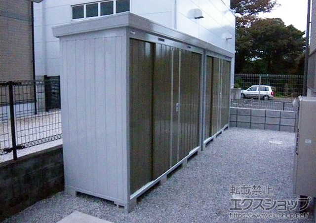 東京都国分寺市のの物置・屋外倉庫 ネクスタ 一般型(NXN-26S)×2台 施工例