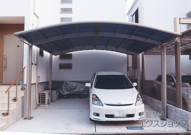 東京都八王子市ののカーポート レイナツインポート 積雪〜20cm対応 施工例