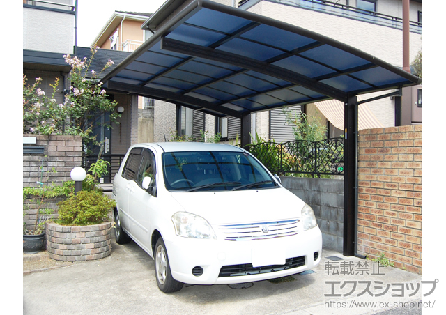 滋賀県大津市ののカーポート レイナポート 積雪〜20cm対応 施工例