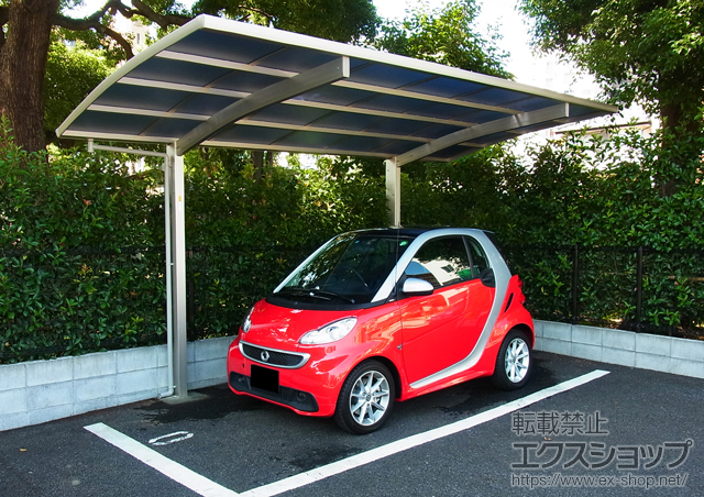 東京都板橋区ののカーポート プレシオスポート 積雪〜20cm対応 施工例