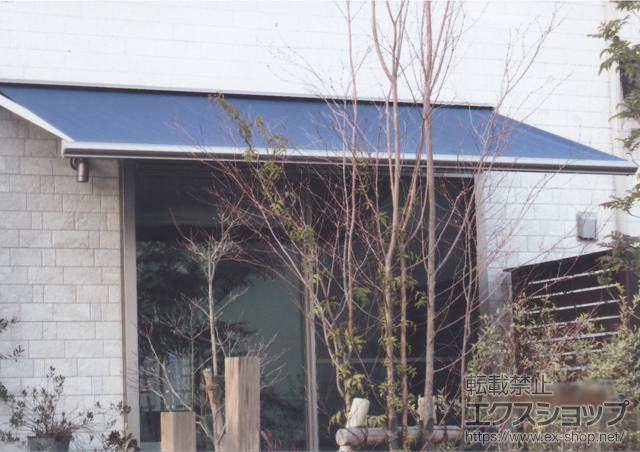 福岡県宗像市のLIXIL リクシル（トステム）のオーニング・日よけ 彩鳥C型 ボックスタイプ 手動式 施工例