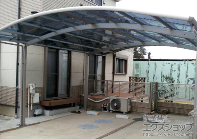 千葉県船橋市ののカーポート レイナツインポート 積雪〜20cm対応 施工例