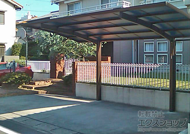 愛知県刈谷市ののカーポート レイナポート 積雪〜20cm対応 施工例