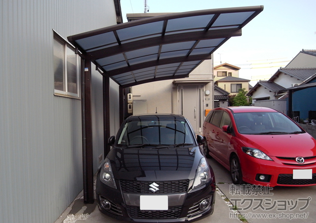 静岡県静岡市ののカーポート レイナポートグラン 延長　積雪〜20cm対応 施工例