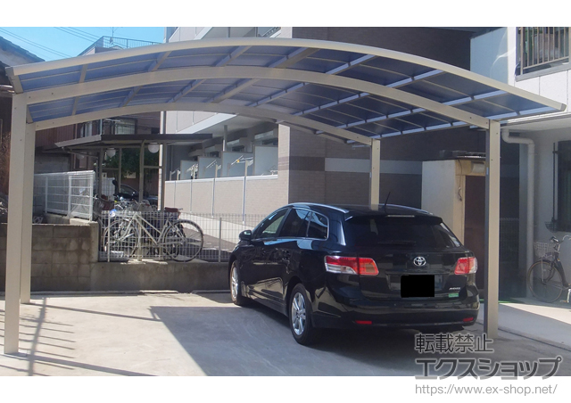 埼玉県和光市ののカーポート レイナツインポート 積雪〜20cm対応 施工例