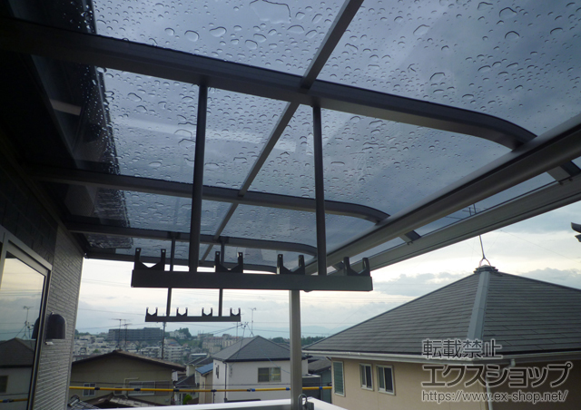 奈良県奈良市ののバルコニー・ベランダ屋根 プレシオステラス R型 テラスタイプ 単体 施工例