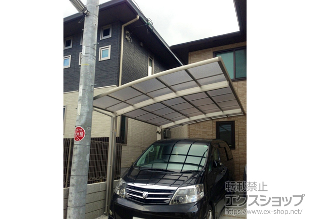 大阪府岸和田市ののカーポート レイナポート 延長 積雪〜20cm対応 施工例