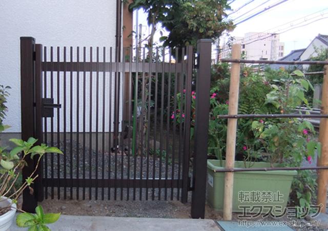 東京都青梅市のの門扉 ハイ千峰 片開き 施工例