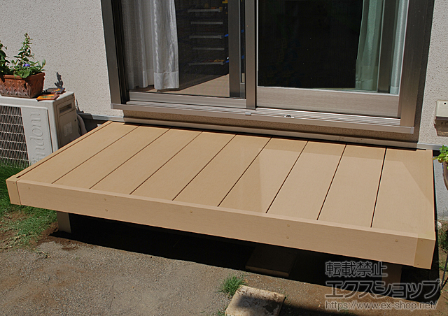 千葉県流山市ののウッドデッキ リウッドデッキ200 施工例