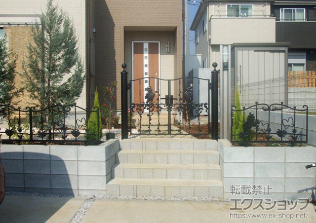 埼玉県川越市のLIXIL リクシル(新日軽)のフェンス・柵 ディズニーフェンス プーさん 施工例