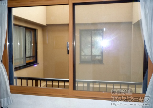 神奈川県座間市のの二重窓（内窓） インプラス ダストバリア仕様 引違い窓 2枚建 施工例