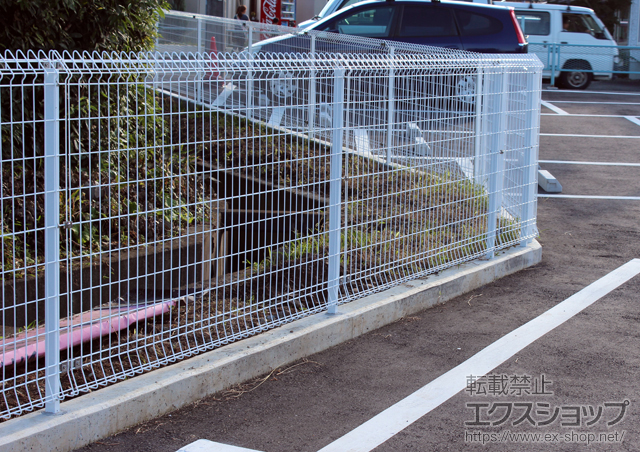 群馬県高崎市ののフェンス・柵 メッシュフェンスG10 施工例