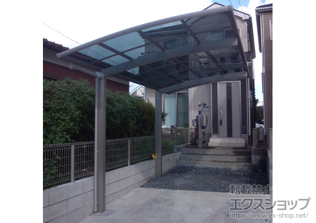 東京都府中市ののカーポート プレシオスポート 積雪〜20cm対応 施工例