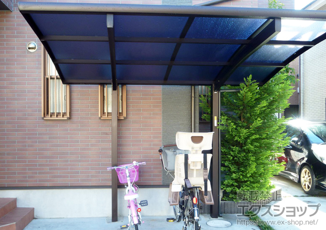 東京都小平市ののサイクルポート・駐輪場 プレシオスポート ミニ 積雪〜20cm対応 施工例