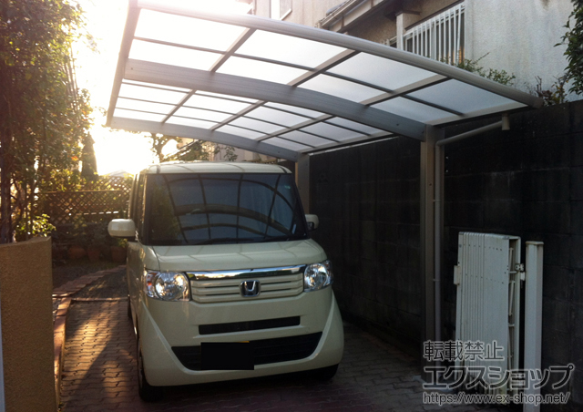 福岡県太宰府市ののカーポート プレシオスポート 積雪〜20cm対応 施工例