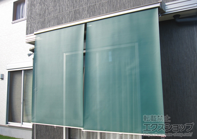 千葉県木更津市のLIXIL リクシル（トステム）のオーニング・日よけ 彩鳥CR型 ボックスタイプ 手動式 施工例