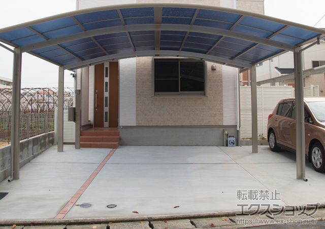 福岡県福岡市ののカーポート レイナツインポート 積雪〜20cm対応 施工例