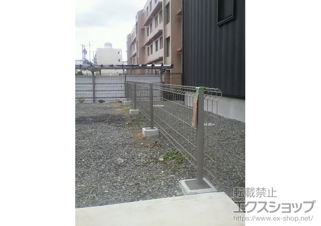 宮城県仙台市ののフェンス・柵 ハイグリッドフェンスUF8型 施工例