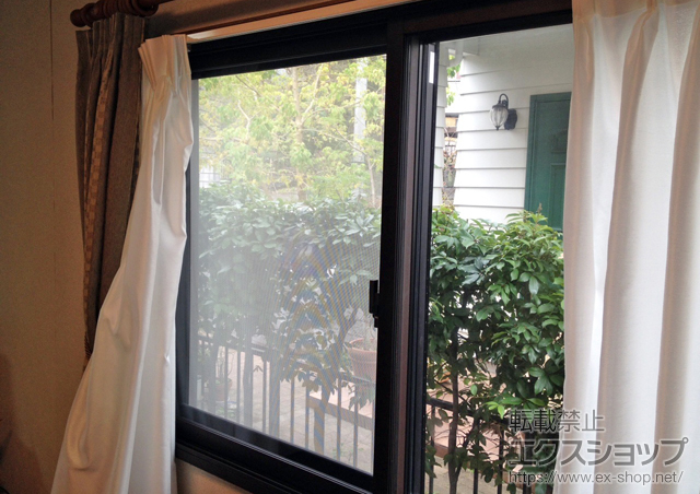 神奈川県鎌倉市のの二重窓（内窓） インプラス ダストバリア仕様 引違い窓 2枚建 施工例