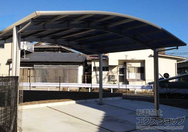 大分県大分市ののカーポート レイナツインポート 積雪〜20cm対応 施工例