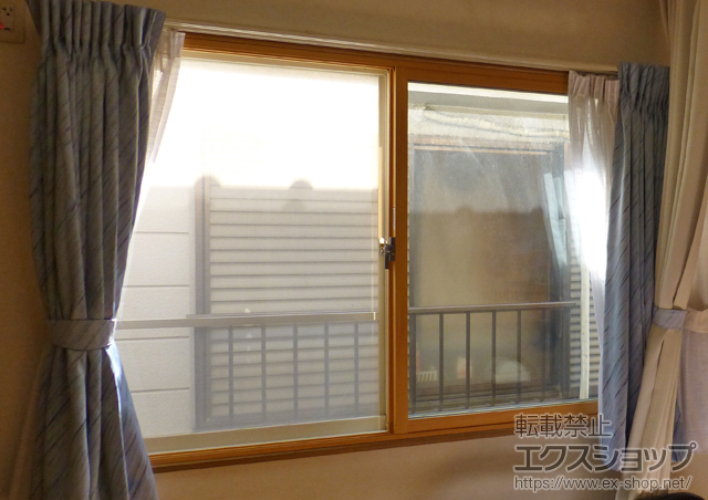 千葉県浦安市のの二重窓（内窓） インプラス ダストバリア仕様 引違い窓 2枚建 施工例