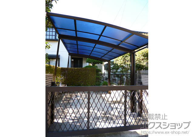 千葉県松戸市ののカーポート レイナポート 積雪〜20cm対応+耐風圧強度仕様 オプション 施工例