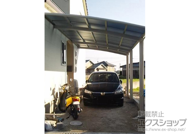 鹿児島県鹿児島市ののカーポート レイナベーカポート 延長 積雪〜20cm対応 施工例