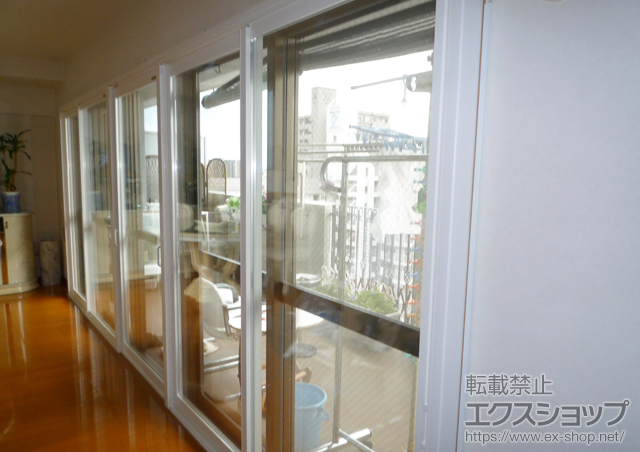 岡山県岡山市北区のの二重窓（内窓） プラマードU 引違い窓 2枚建 施工例