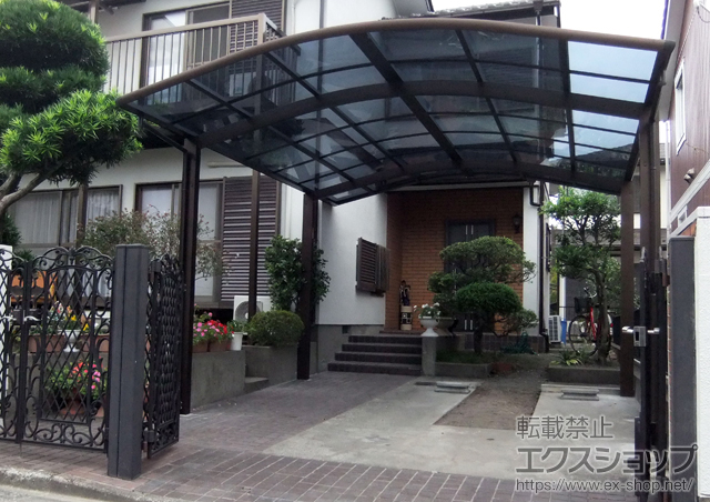 東京都八王子市ののカーポート レイナツインポート 積雪〜20cm対応 施工例