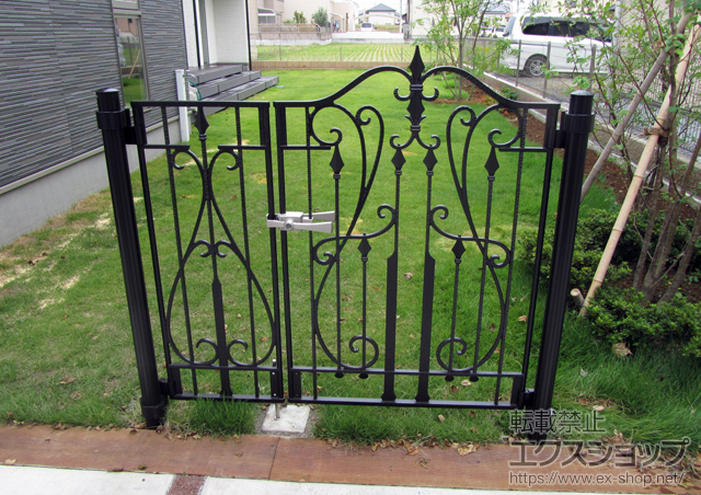 栃木県佐野市のの門扉 アプローチルナ CL型 施工例