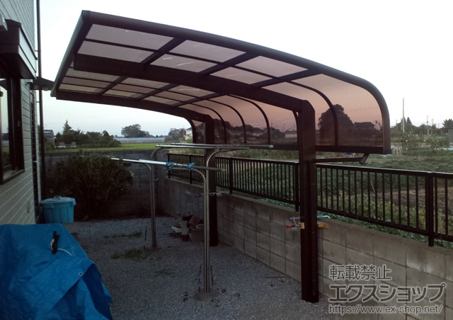 埼玉県加須市ののカーポート レイナキャップポート 積雪〜20cm対応 施工例