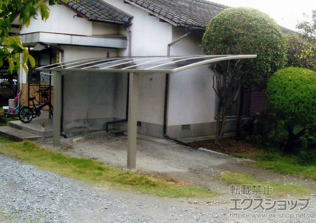 福岡県久留米市ののカーポート プレシオスポート 積雪〜20cm対応 施工例