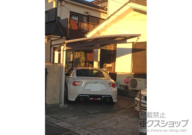 千葉県浦安市ののカーポート プレシオスポート 積雪〜20cm対応 施工例