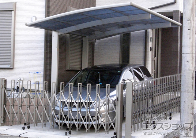 神奈川県横浜市ののカーポート プレシオスポート 積雪〜20cm対応 施工例