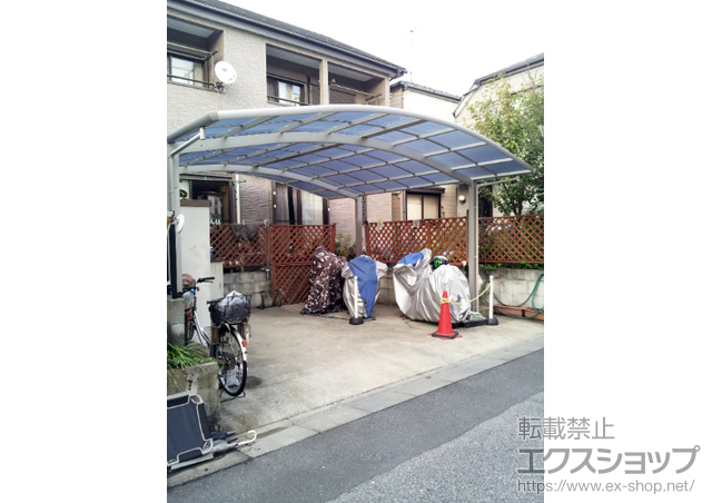 東京都足立区ののカーポート レイナツインポート 積雪〜20cm対応 施工例