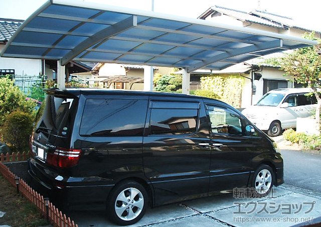 静岡県沼津市ののカーポート プレシオスポート 積雪〜20cm対応 施工例