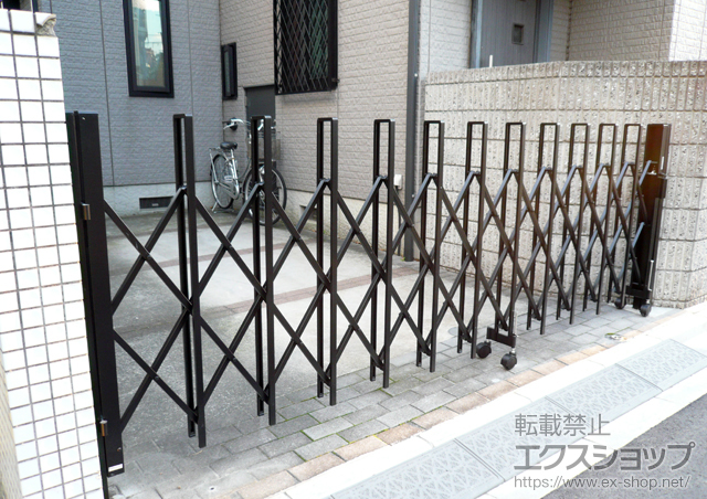 東京都杉並区ののカーゲート トリップゲート PA型 ノンレール 片開き 施工例