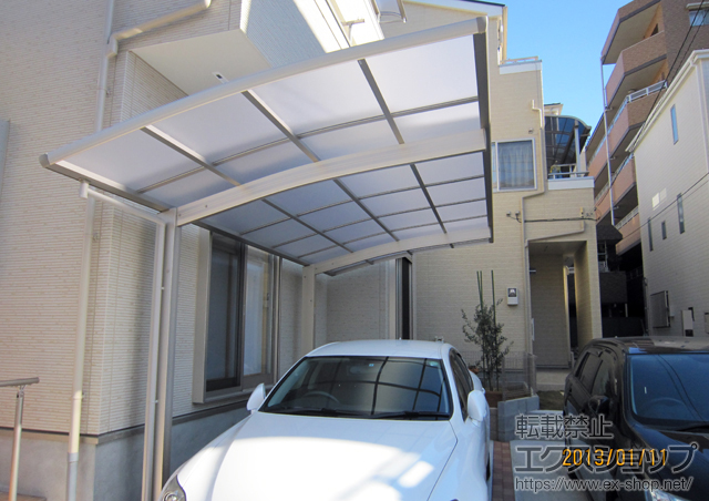 埼玉県川口市ののカーポート プレシオスポート 積雪〜20cm対応 施工例