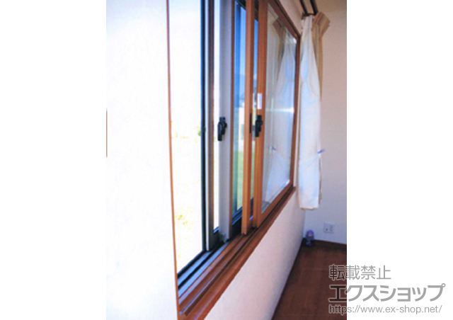 長野県松本市のの二重窓（内窓） インプラス ダストバリア仕様 引違い窓 2枚建 施工例