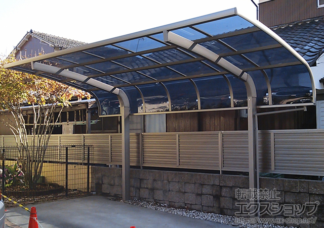 東京都日野市のLIXIL リクシル（トステム）のカーポート テールポートシグマIII 積雪〜30cm対応 施工例