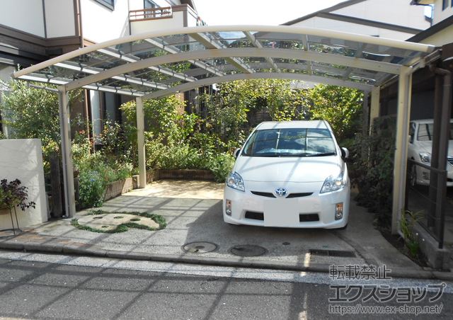 神奈川県横浜市ののカーポート レイナツインポート 積雪〜20cm対応 施工例