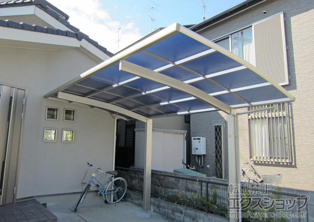 京都府京都市ののカーポート プレシオスポート 積雪〜20ｃｍ対応 施工例