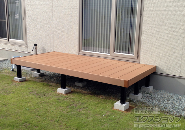 宮城県仙台市ののウッドデッキ リウッドデッキ 200 単体 施工例