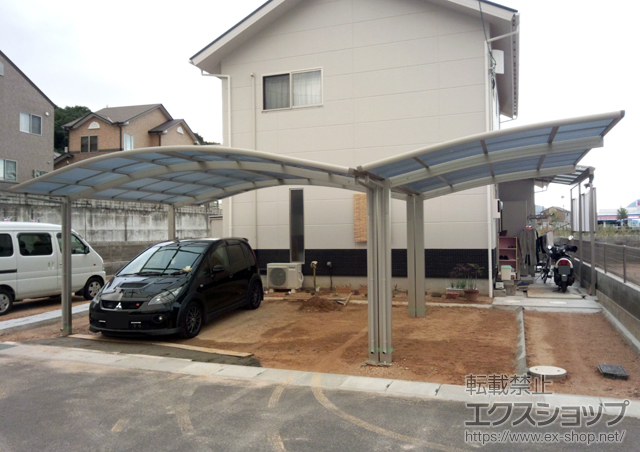 香川県高松市ののカーポート レイナポート 積雪〜20cm対応 施工例