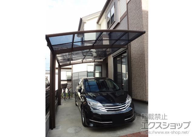 埼玉県越谷市ののカーポート プレシオスポート　積雪〜20cm対応 施工例