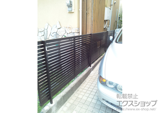 神奈川県川崎市宮前区ののフェンス・柵 シャレオR3型フェンス 施工例