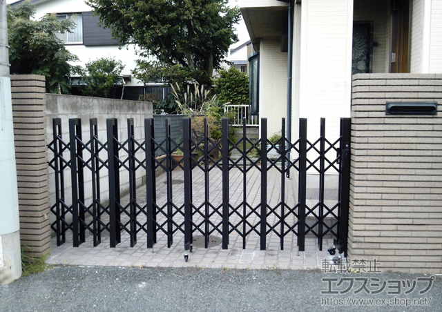 千葉県船橋市ののカーゲート アルシャインII HW型Aタイプ ノンレール 片開き　320S 施工例